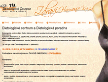 Tablet Screenshot of dietologicke-centrum.cz